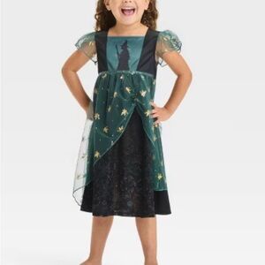 Be Wicked -Kids Green and Black Fairy Costume